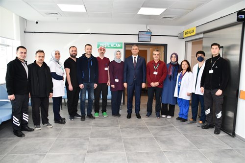 Karabük Eğitim ve Araştırma Hastanesi 5000 Evler Ek Hizmet Binası Acil Servisi Hasta Kabullerine Başladı. 